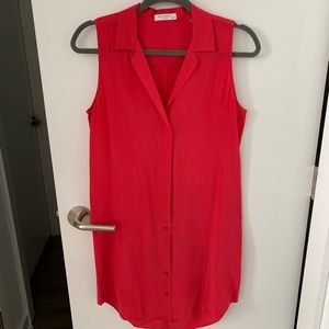 Equipment silk shirt dress, XS